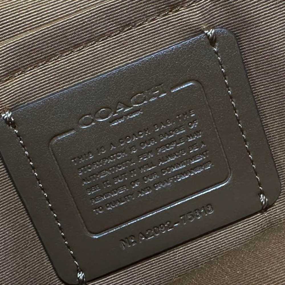 Coach Shoulder Bag Brown Logo - image 6