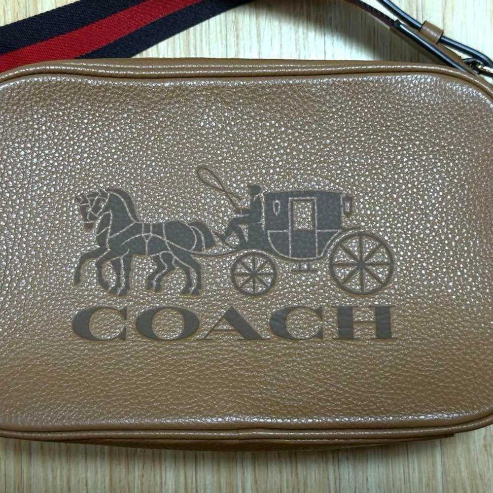 Coach Shoulder Bag Brown Logo - image 7