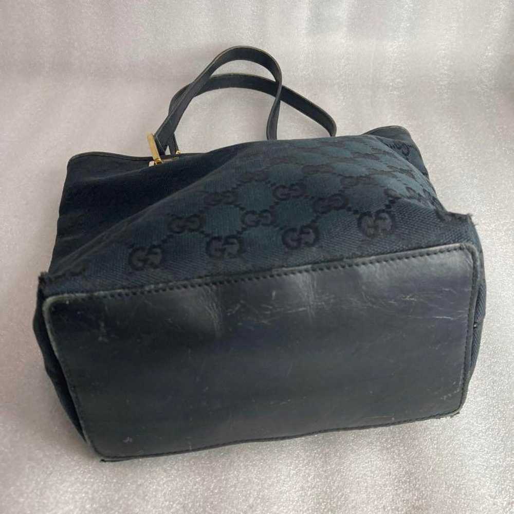 GUCCI tote bag Gucci GG canvas handbag black - image 7