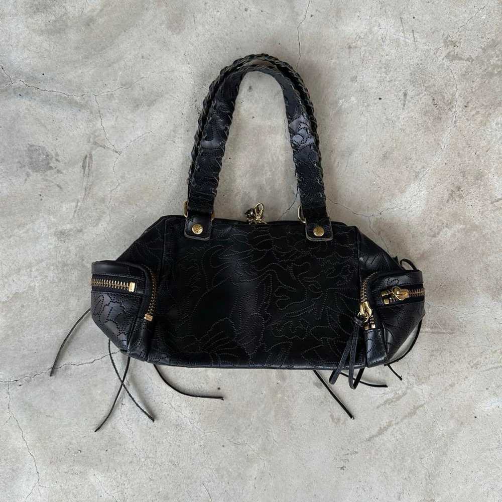 【Archive】00s Y2K grunge leather handbag - image 3