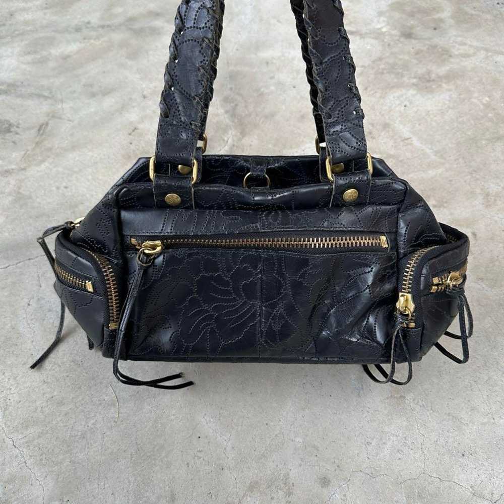 【Archive】00s Y2K grunge leather handbag - image 4