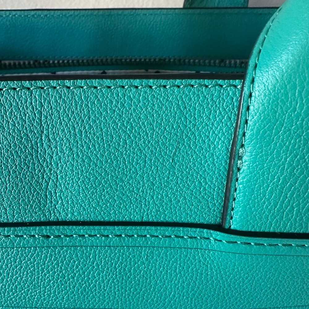 Kate Spade Turquoise Bow Handbag - image 4