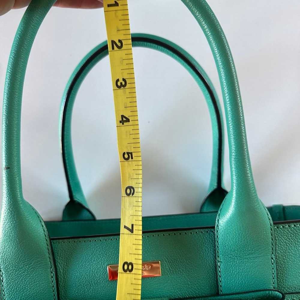 Kate Spade Turquoise Bow Handbag - image 9