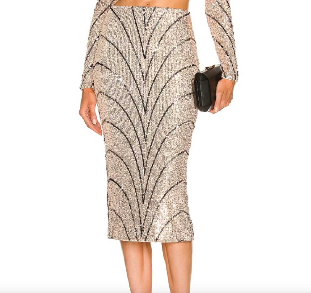 Product Details Michael Costello Sequin Embellish… - image 1