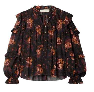 Product Details Ulla Johnson Black Floral Miray S… - image 1