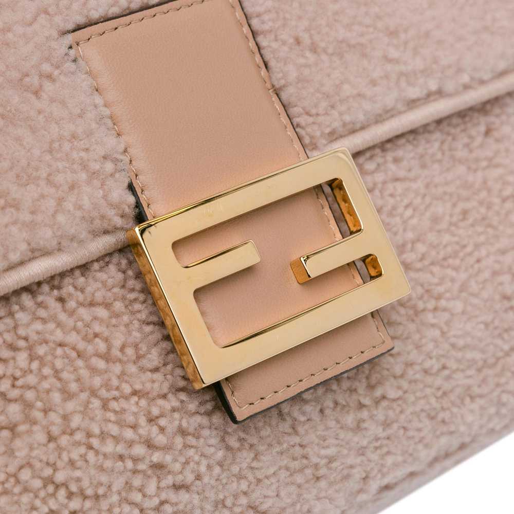 Product Details Fendi Beige Shearling Baguette Bag - image 6