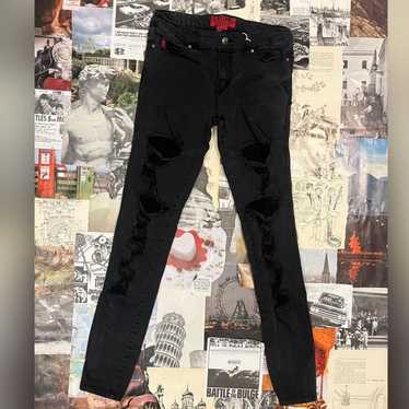 Tripp Nyc Sick tripp black distressed skinny