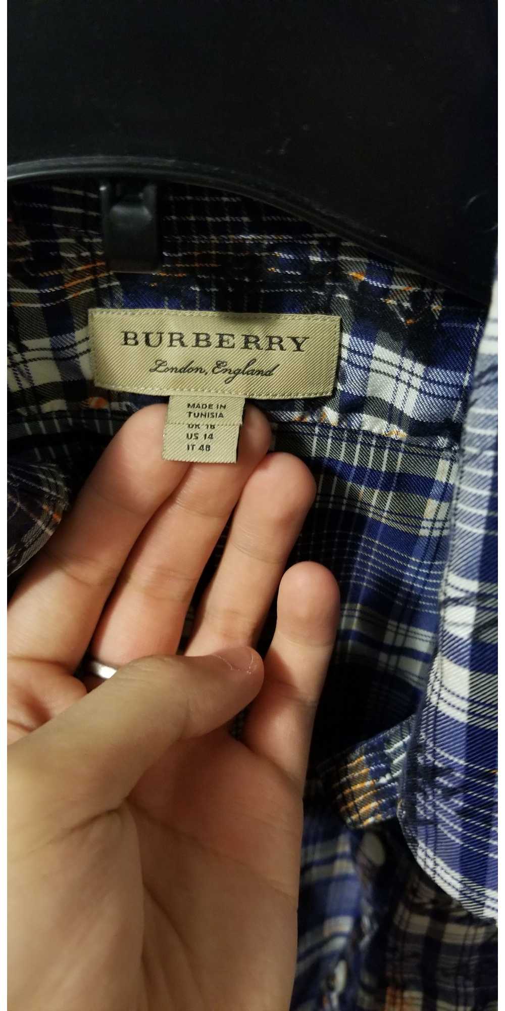 Burberry Women Oversize Burberry Button Up Shirt - image 2