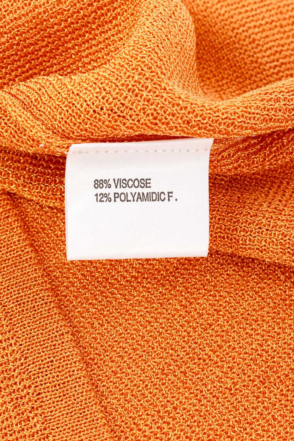 COURRÈGES Lace Up Knit Polo Top - image 10