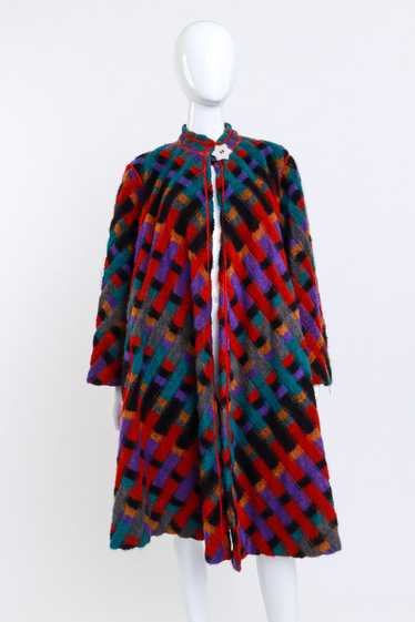 MISSONI Check Stripe Swing Coat