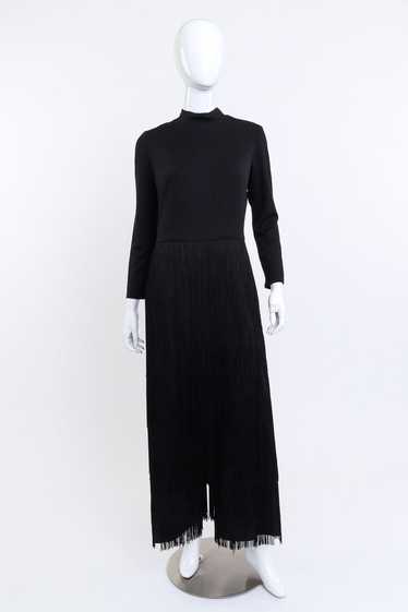 SYDNEY NORTH Mock Neck Fringed Jumpsuit