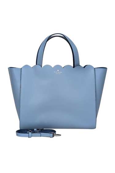 Kate Spade - Light Blue Scalloped Edge Satchel Bag