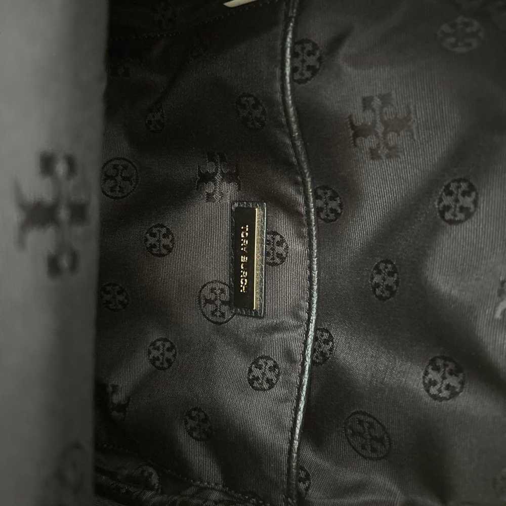 Tory Burch Black Leather Backpack - image 4