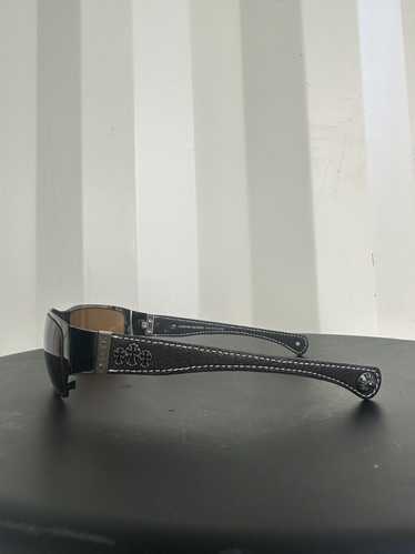 Chrome Hearts Taint Sunglasses Black Leather