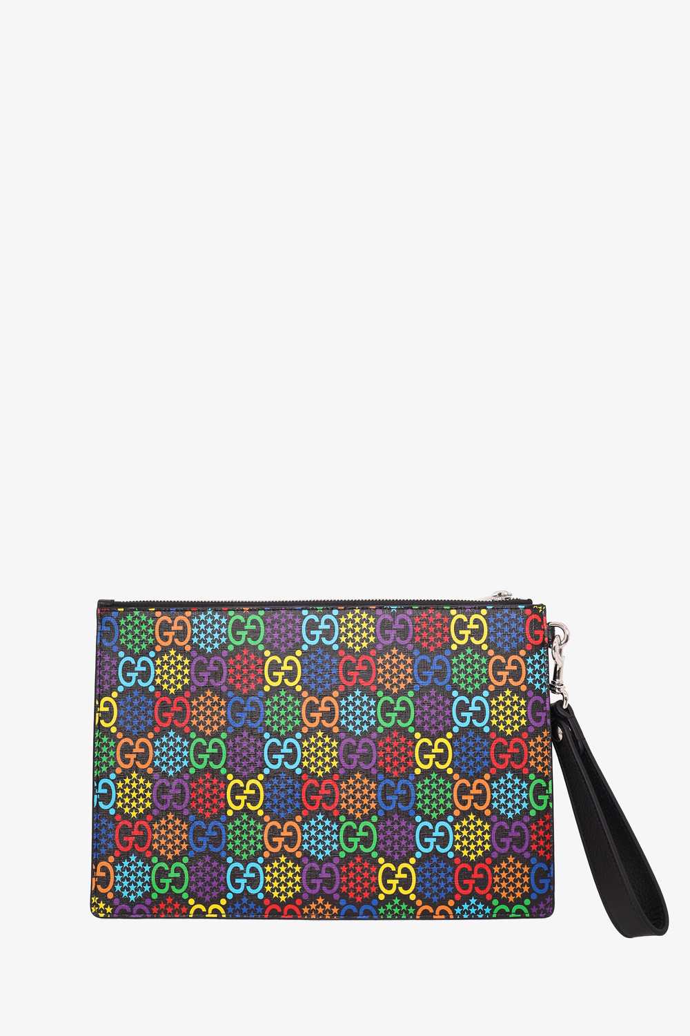 Gucci Black/Multicolor GG Supreme Monogram Psyche… - image 3