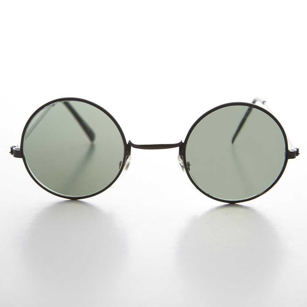 Round Hippie Teashade Vintage Sunglass with Glass… - image 2