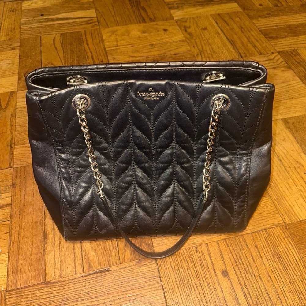 Kate Spade Briar Lane Quilted Willis Black Leathe… - image 5