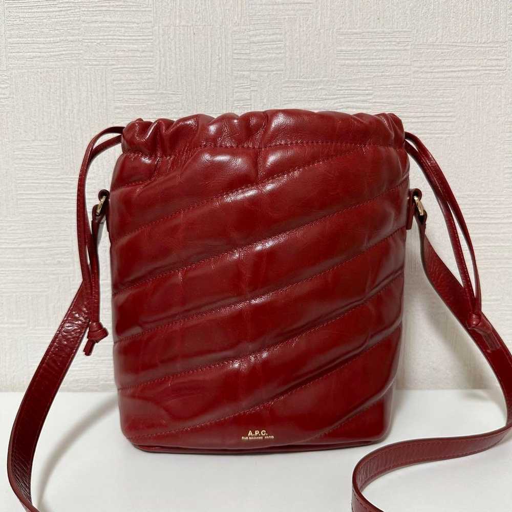 A.P.C. Meryl Quilted Bucket Bag - image 3