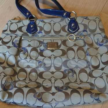 COACH COACH Poppy Signature Tote Bag - image 1