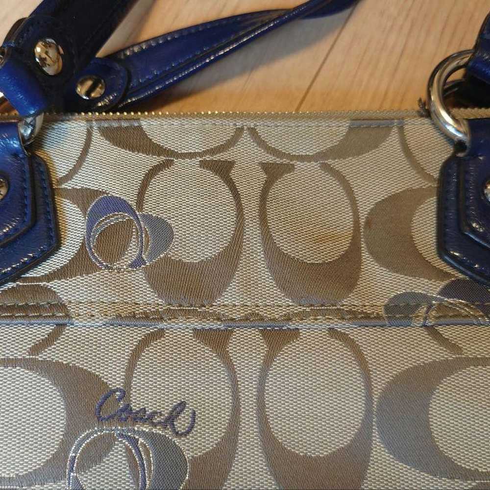 COACH COACH Poppy Signature Tote Bag - image 3