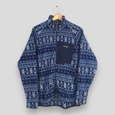 Art × Montbell × Navajo Vintage Mont-bell Fleece … - image 1