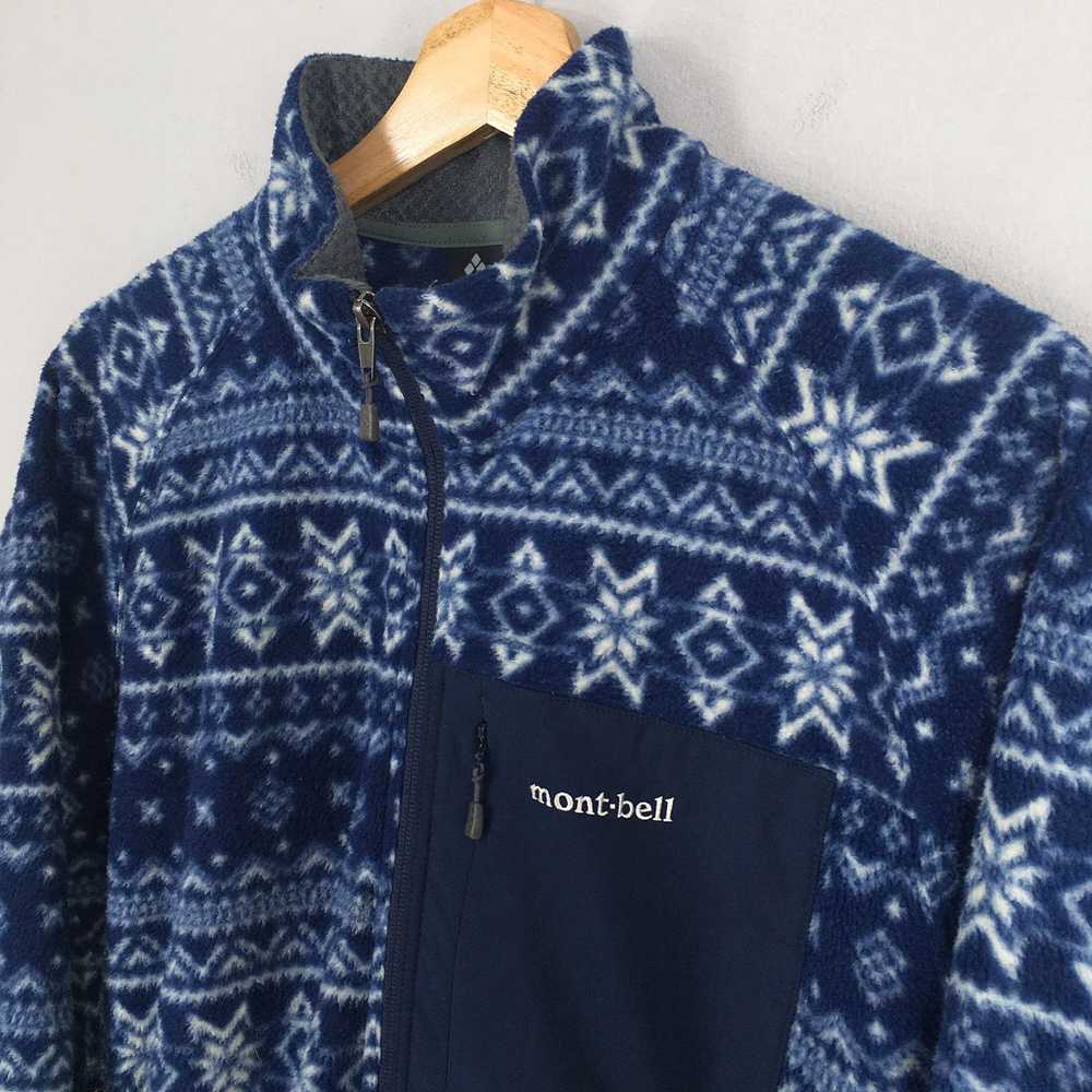 Art × Montbell × Navajo Vintage Mont-bell Fleece … - image 3