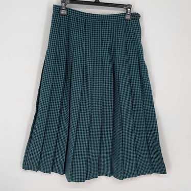 Vintage Michele Petite VINTAGE Pleats Houndstooth… - image 1