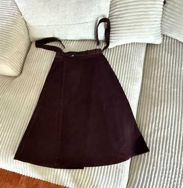 Unbranded 70s Corduroy Wrap Skirt (XS/S) | Used,…