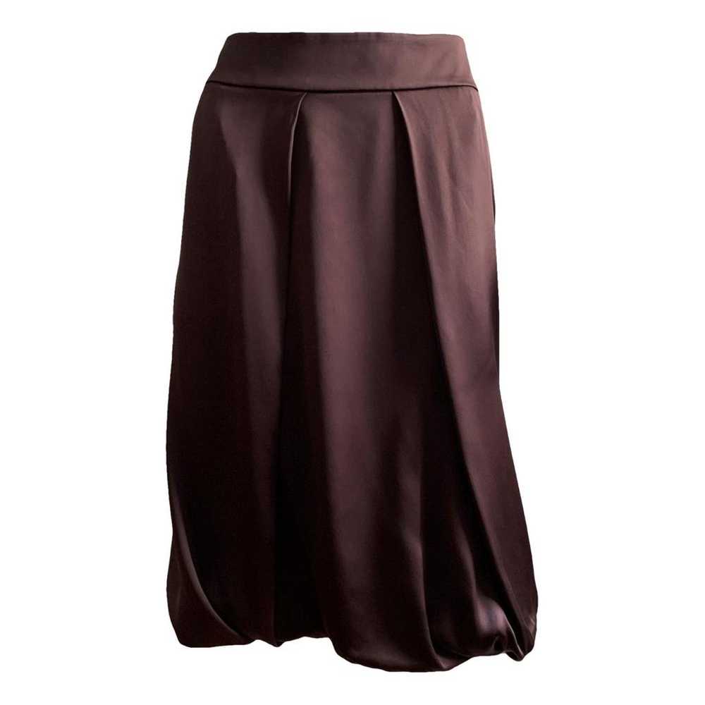 Salvatore Ferragamo Silk mid-length skirt - image 1