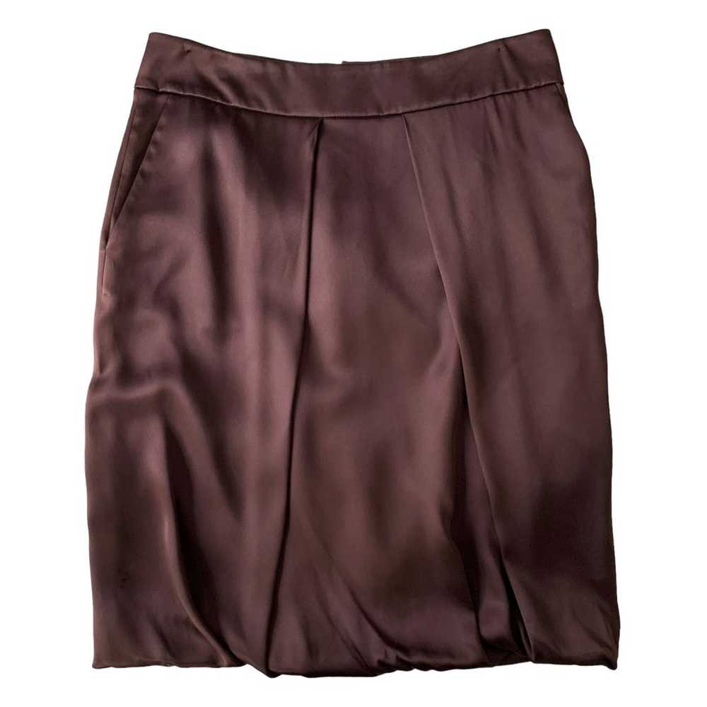 Salvatore Ferragamo Silk mid-length skirt - image 7