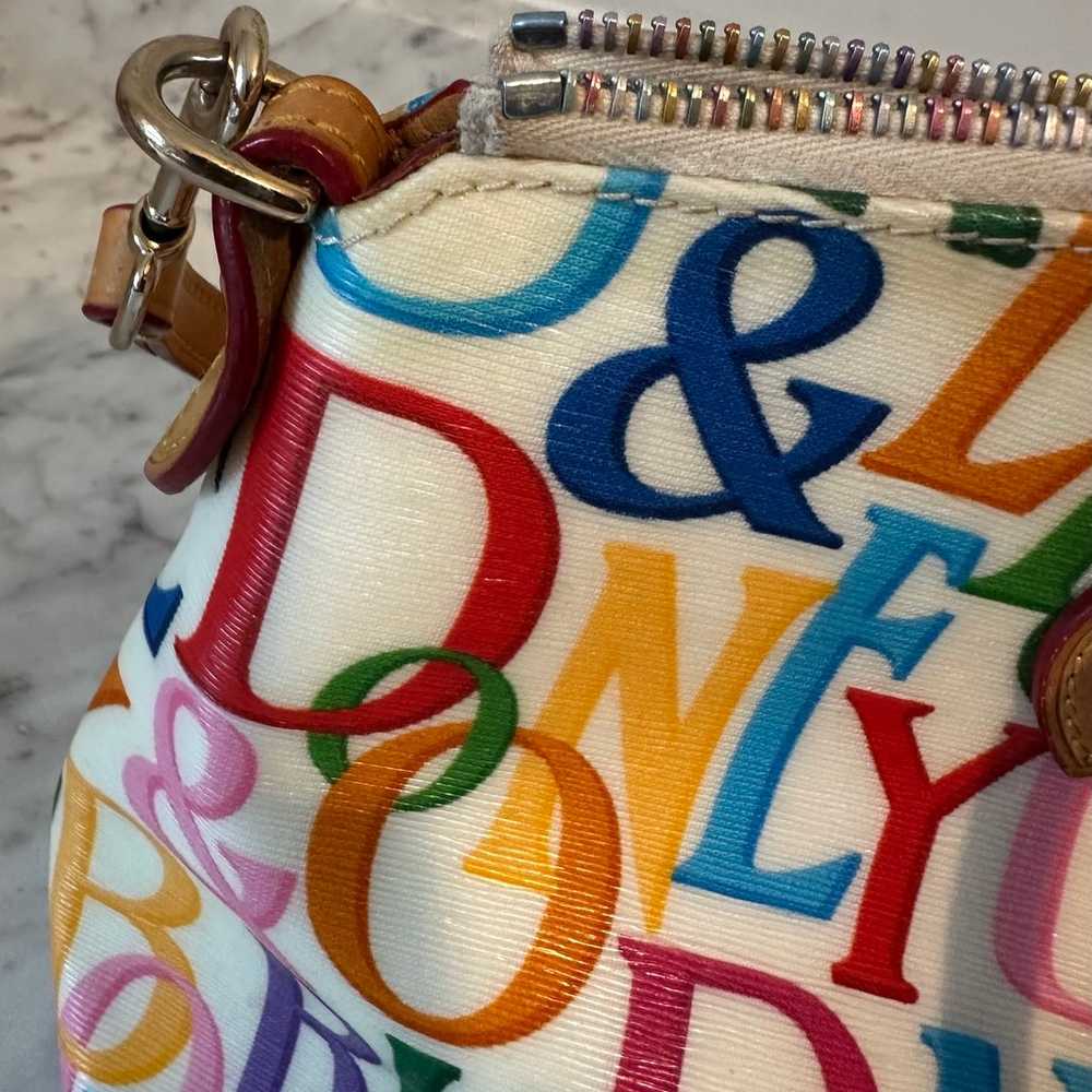 Dooney Bourke Rainbow Logo Monogram Retro GRAFICA… - image 4