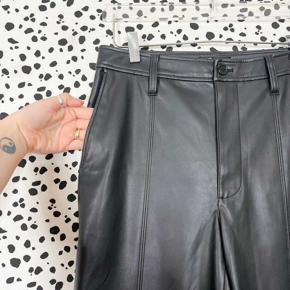 Madewell Vegan leather trousers - image 4