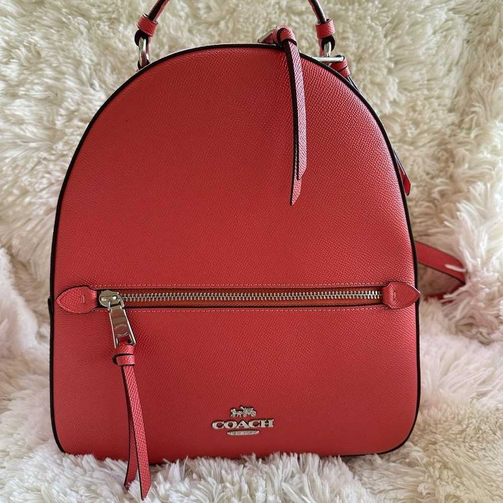 Coach Jordyn Backpack Bright Coral - image 1