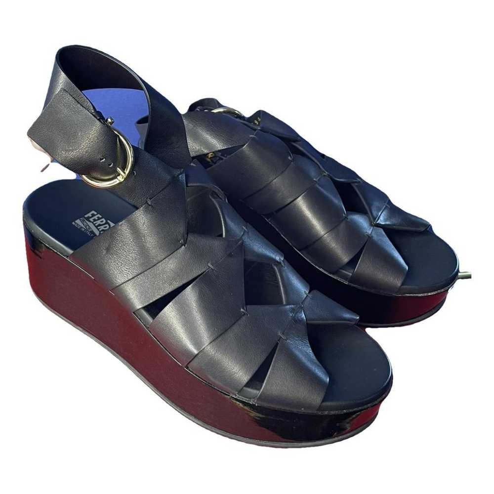 Salvatore Ferragamo Leather sandal - image 1