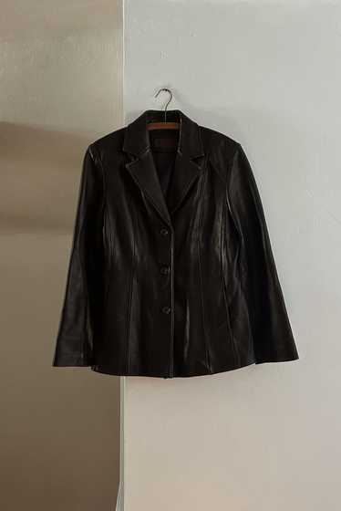 1990's CLASSIC BLACK SOFT LEATHER JACKET