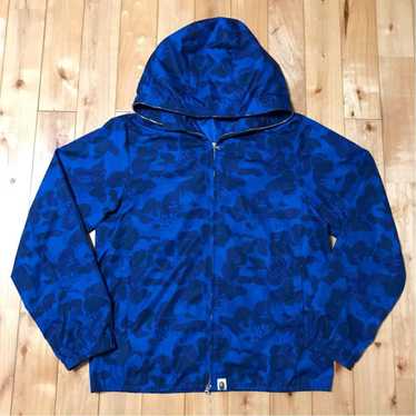 Bape BAPE Fire camo mountain hoodie blue camo