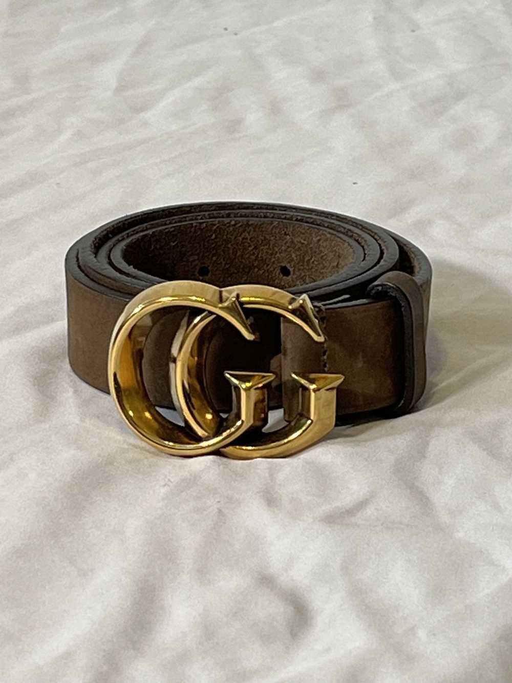 Gucci Tan suede belt - image 1