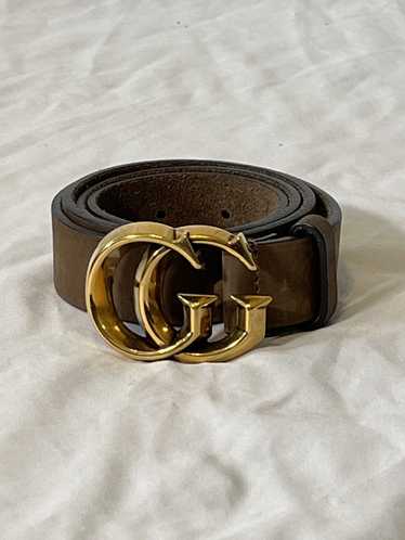 Gucci Tan suede belt