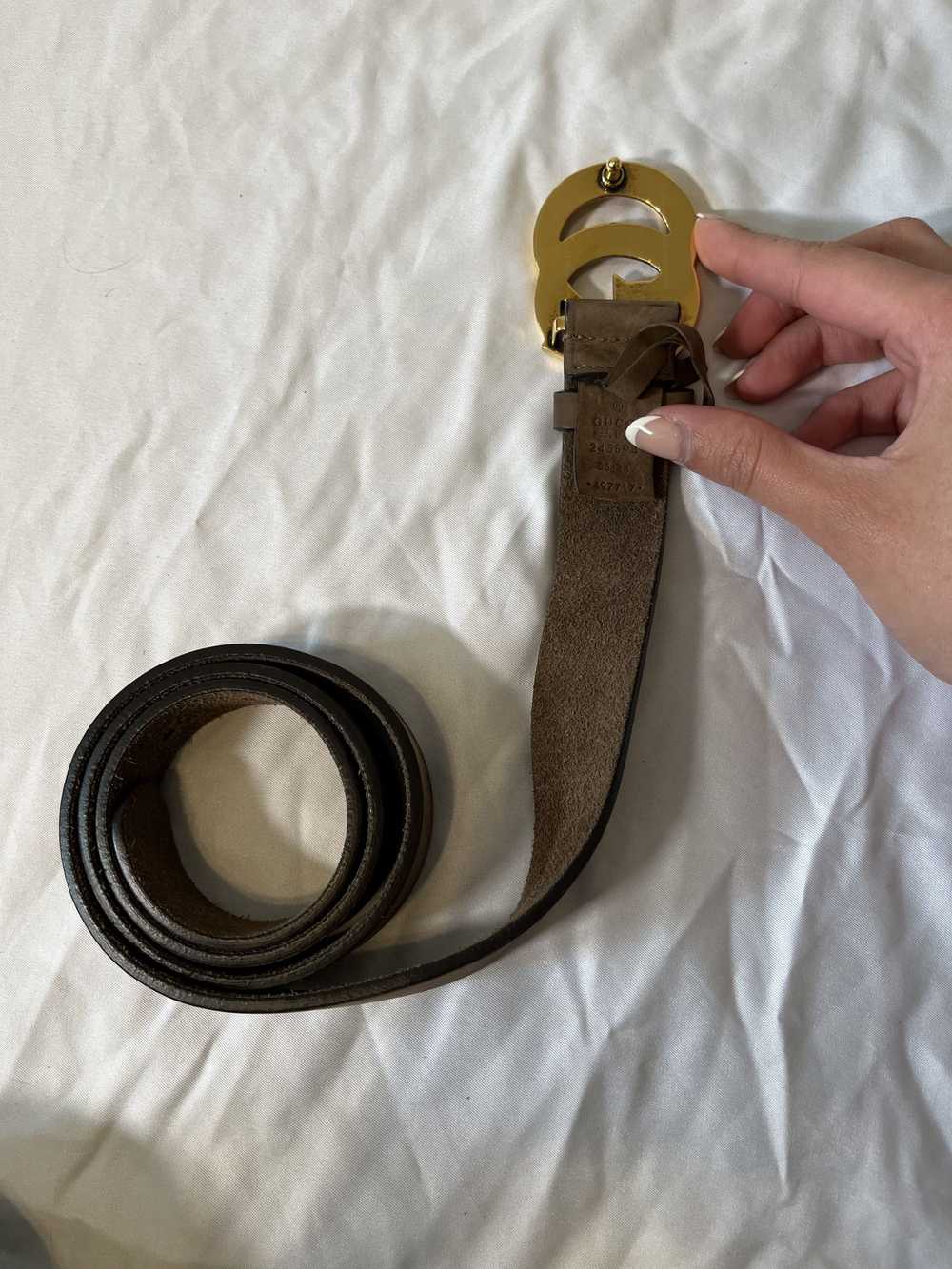 Gucci Tan suede belt - image 2