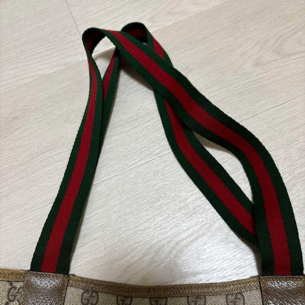 Gucci GG Pattern Shoulder Bag Beige Oversized - image 7