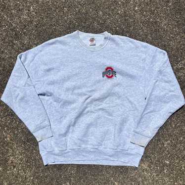 Fruit Of The Loom Vintage Heather Grey Ohio State 