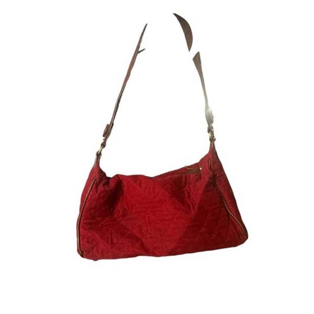 STUNNING RARE Vintage Vera Bradley bag Red Cordur… - image 6