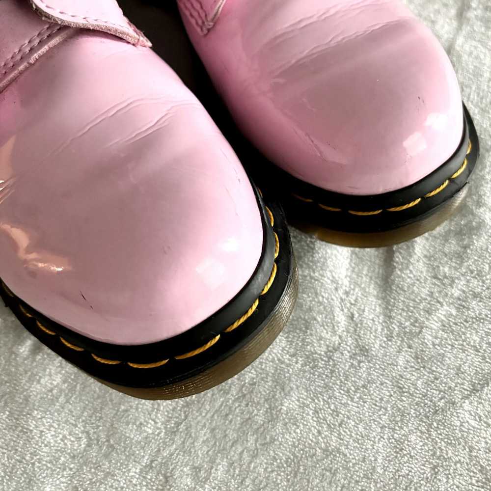 Dr. Martens Dr. Marten Pink Combat Boots Patent L… - image 6