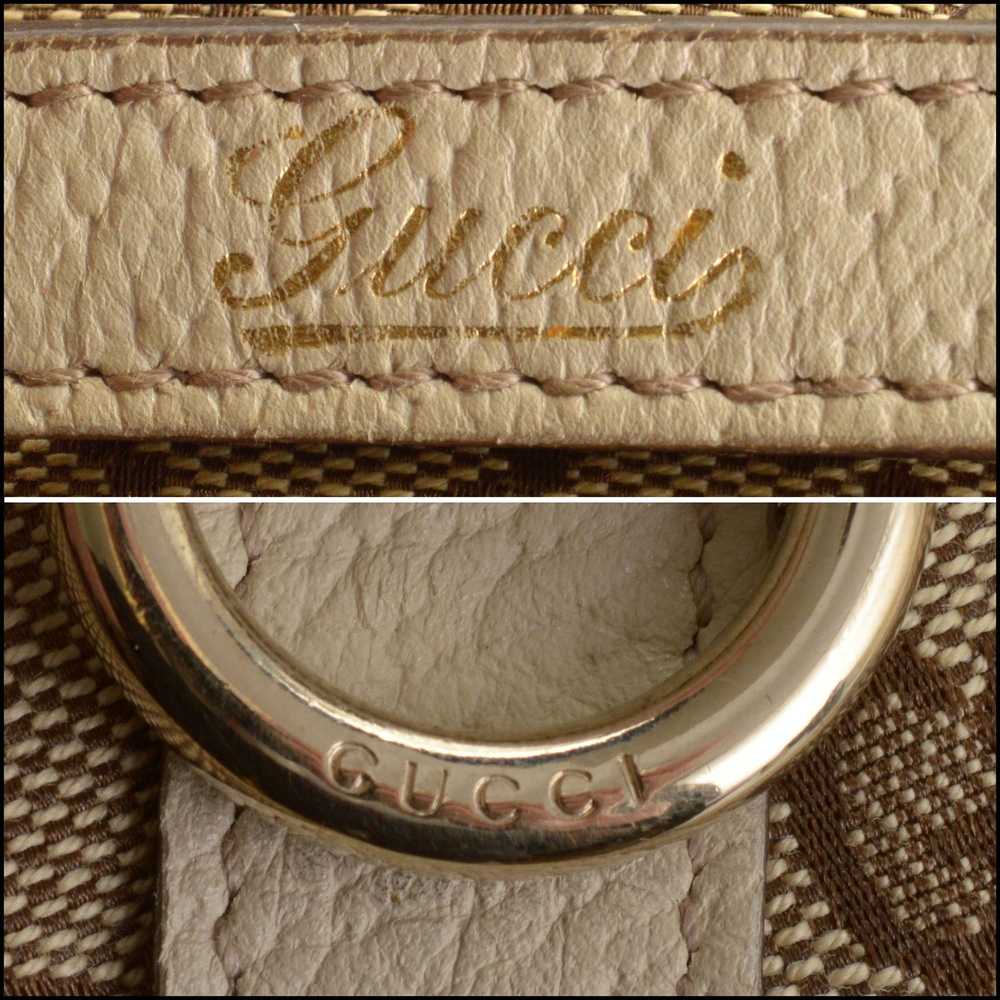 Gucci RDC14039 Authentic GUCCI GG Canvas Abbey D-… - image 10