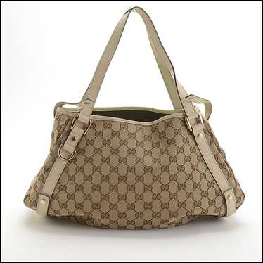 Gucci RDC14039 Authentic GUCCI GG Canvas Abbey D-… - image 1