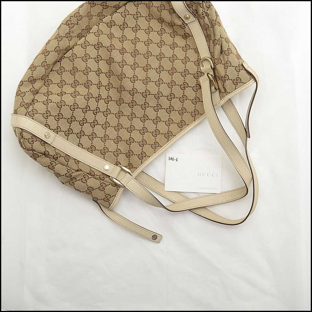 Gucci RDC14039 Authentic GUCCI GG Canvas Abbey D-… - image 8