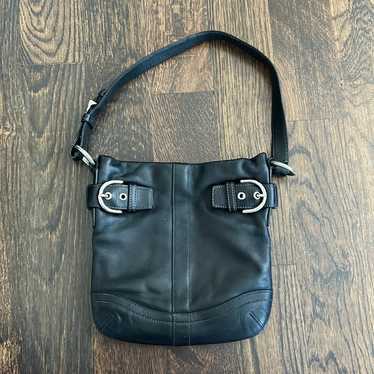 Vintage Coach Soho Slim Leather Black Bag - image 1