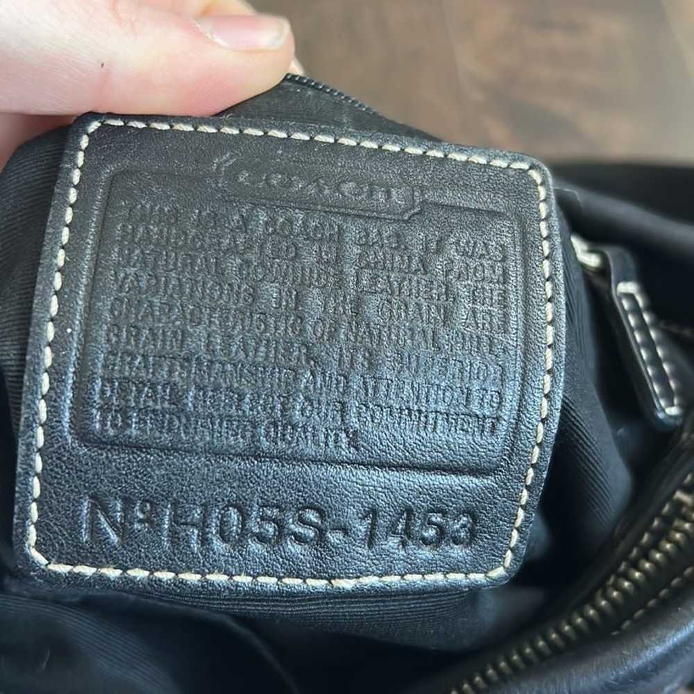 Vintage Coach Soho Slim Leather Black Bag - image 5