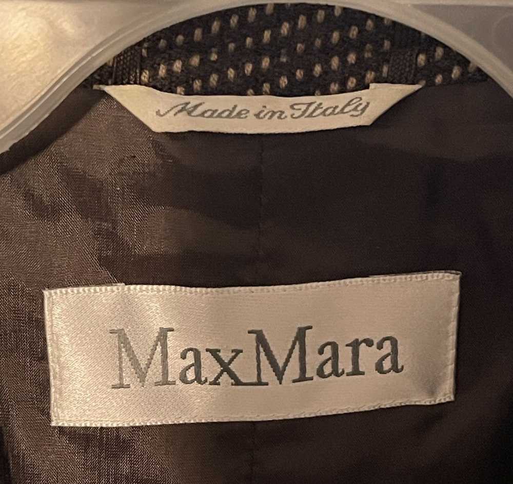 Max Mara Max Mara Women’s Size 10 Brown Single Bu… - image 4