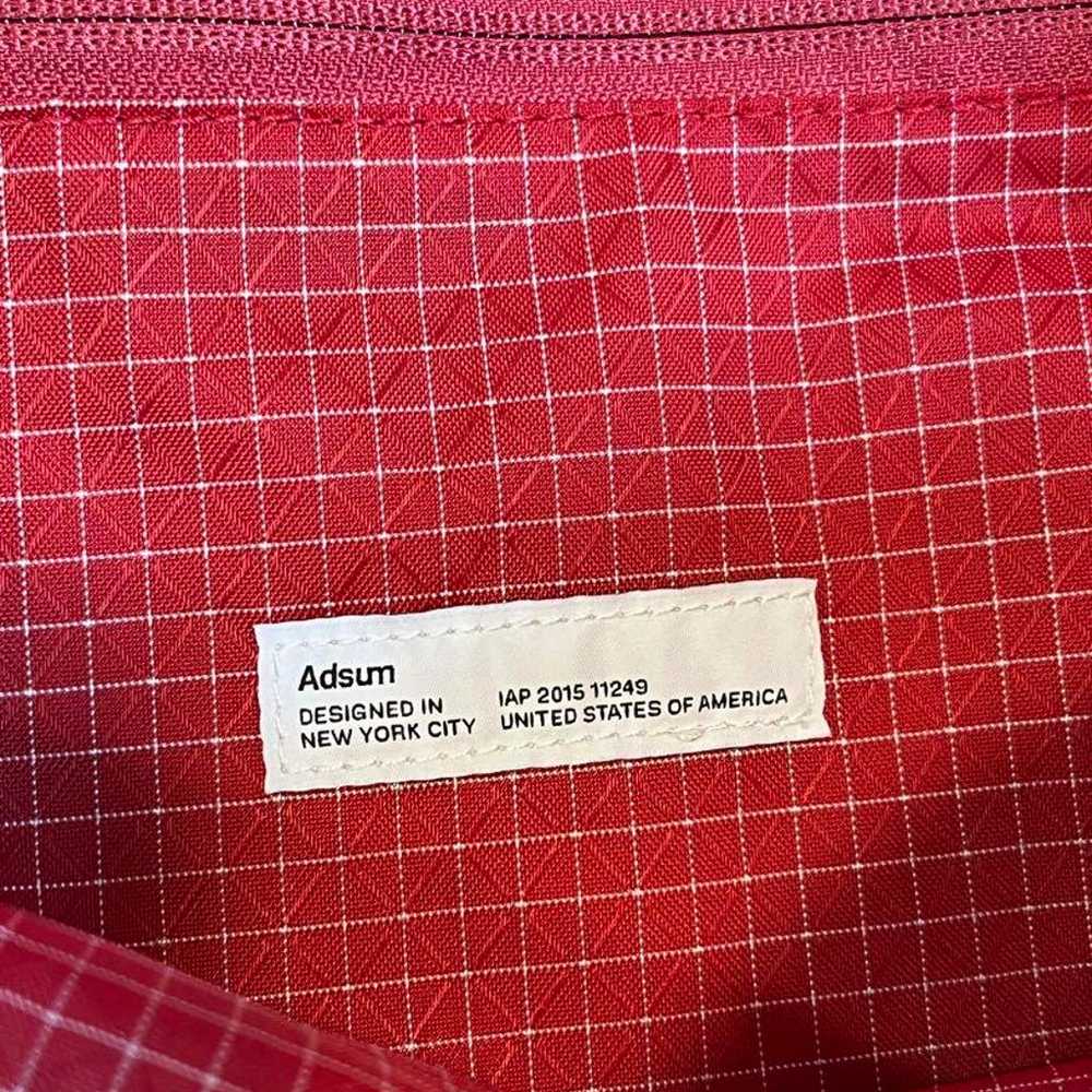 adsum zip tote red - image 8